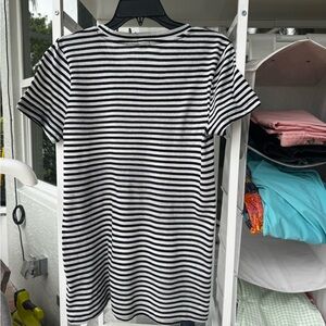 Black and White Striped T-Shirt